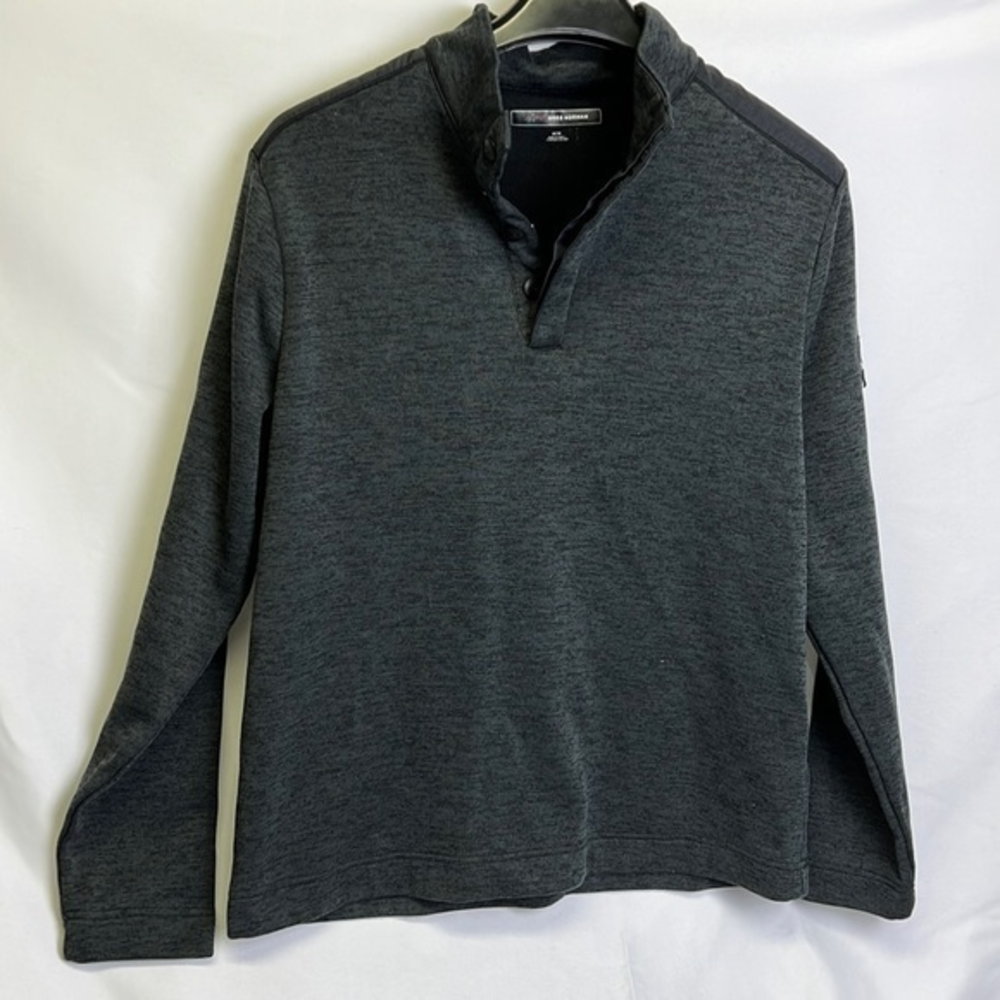 Greg Norman Quarter Button Up Pullover Sweatshirt Mens Size Medium